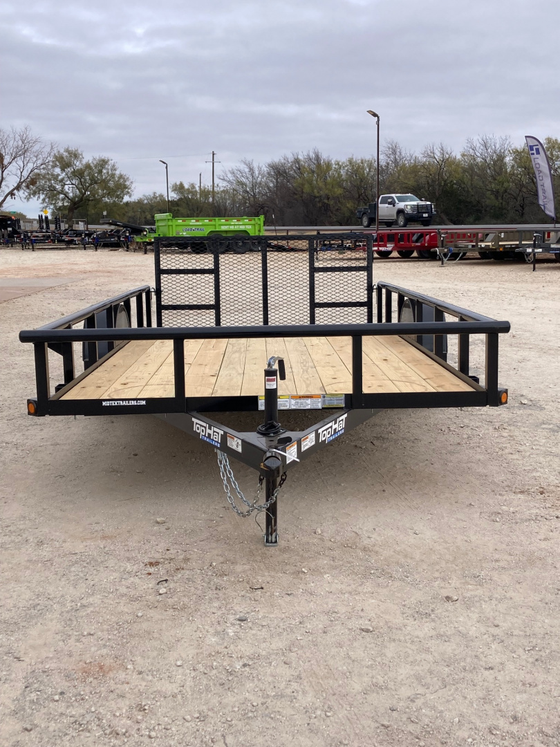 New 2026 Top Hat 14'x83" DSP Utility Trailer