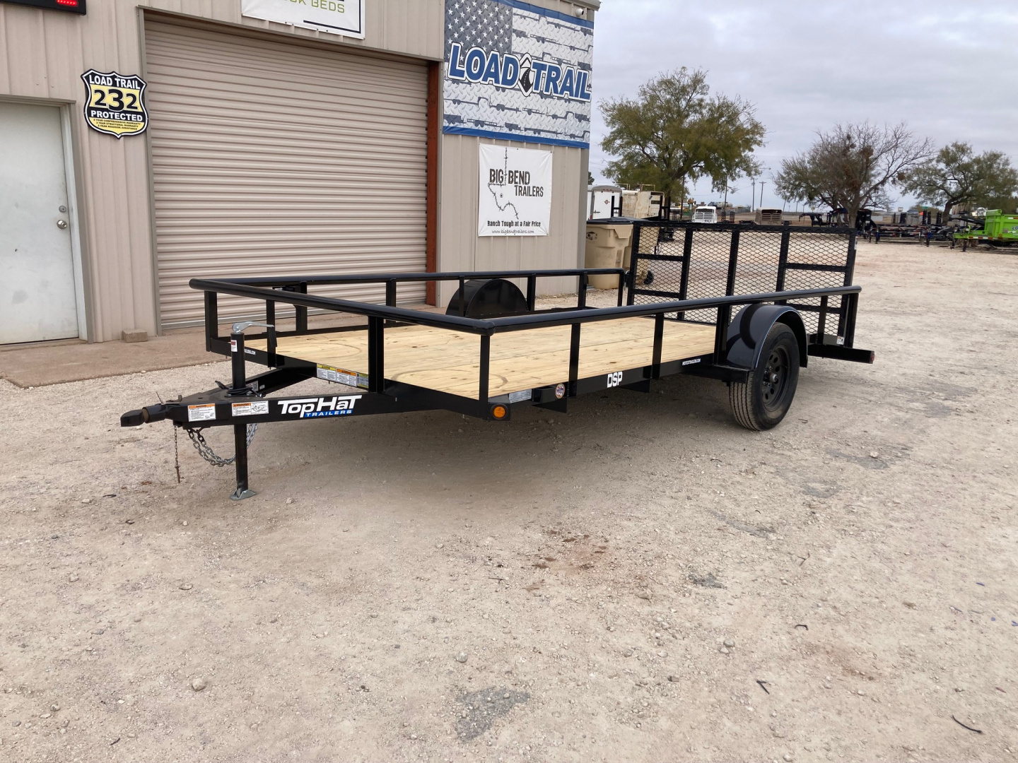 New 2026 Top Hat 14'x83" DSP Utility Trailer