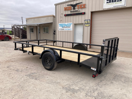 New 2026 Top Hat 14'x83" DSP Utility Trailer