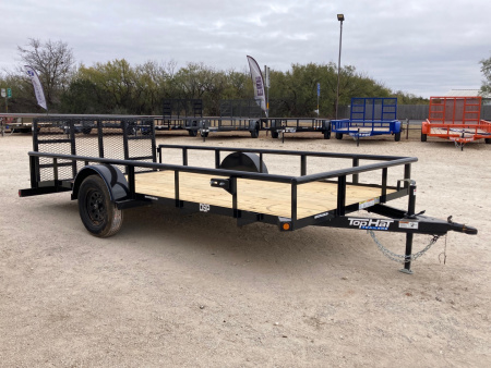 New 2026 Top Hat 14'x83" DSP Utility Trailer