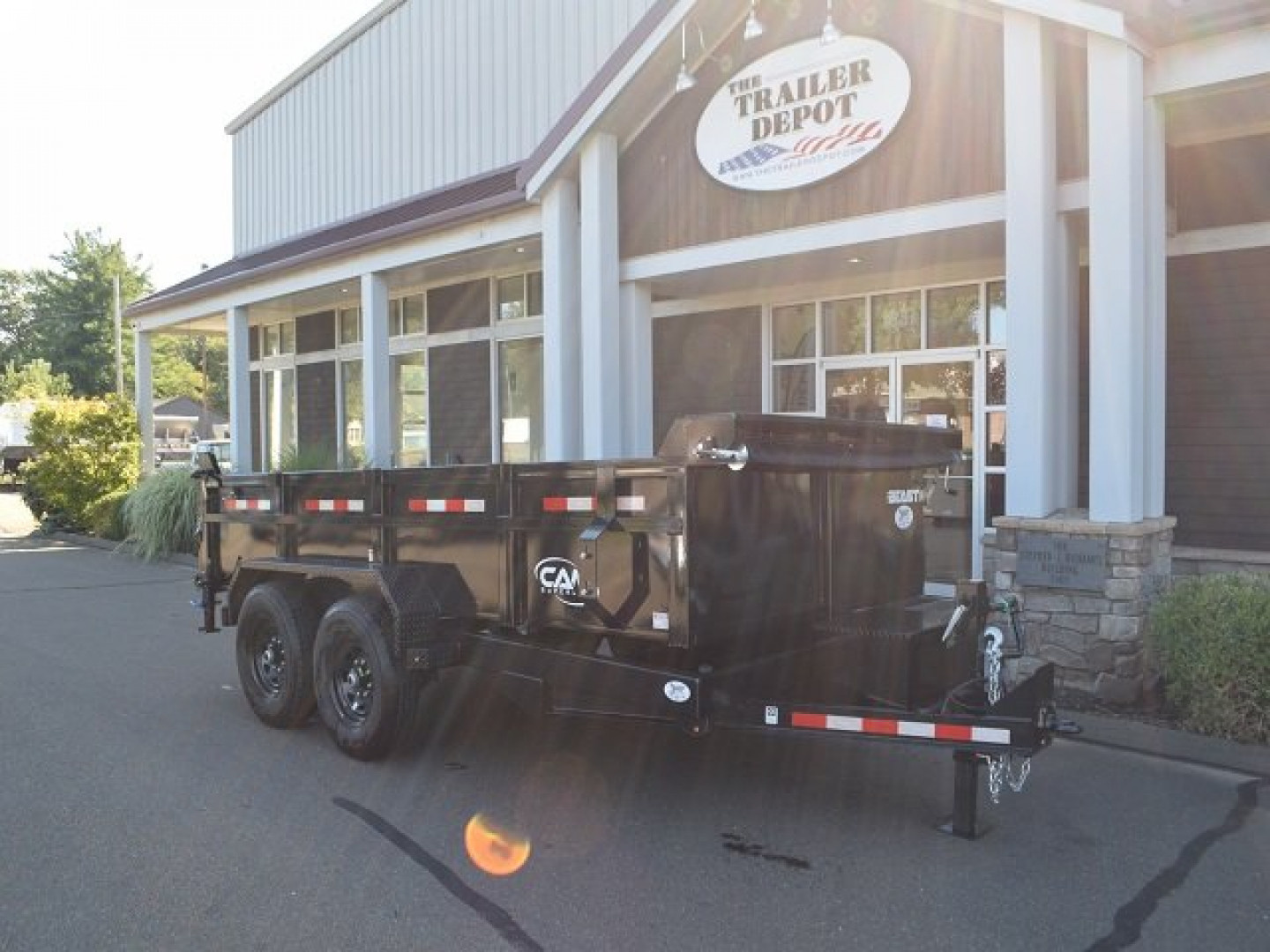 New CAM Superline 6’9″ X 14′ LOW PROFILE BEAST DUMP TRAILER 15.4K