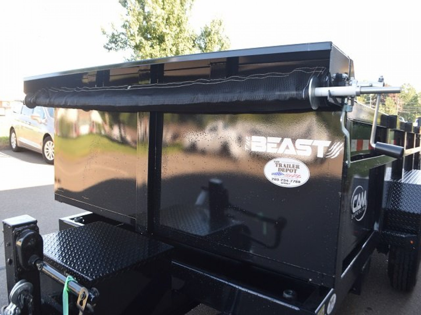 New CAM Superline 6’9″ X 14′ LOW PROFILE BEAST DUMP TRAILER 15.4K
