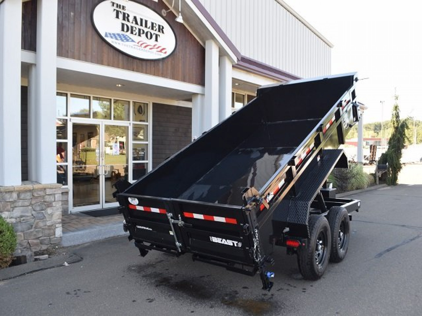 New CAM Superline 6’9″ X 14′ LOW PROFILE BEAST DUMP TRAILER 15.4K