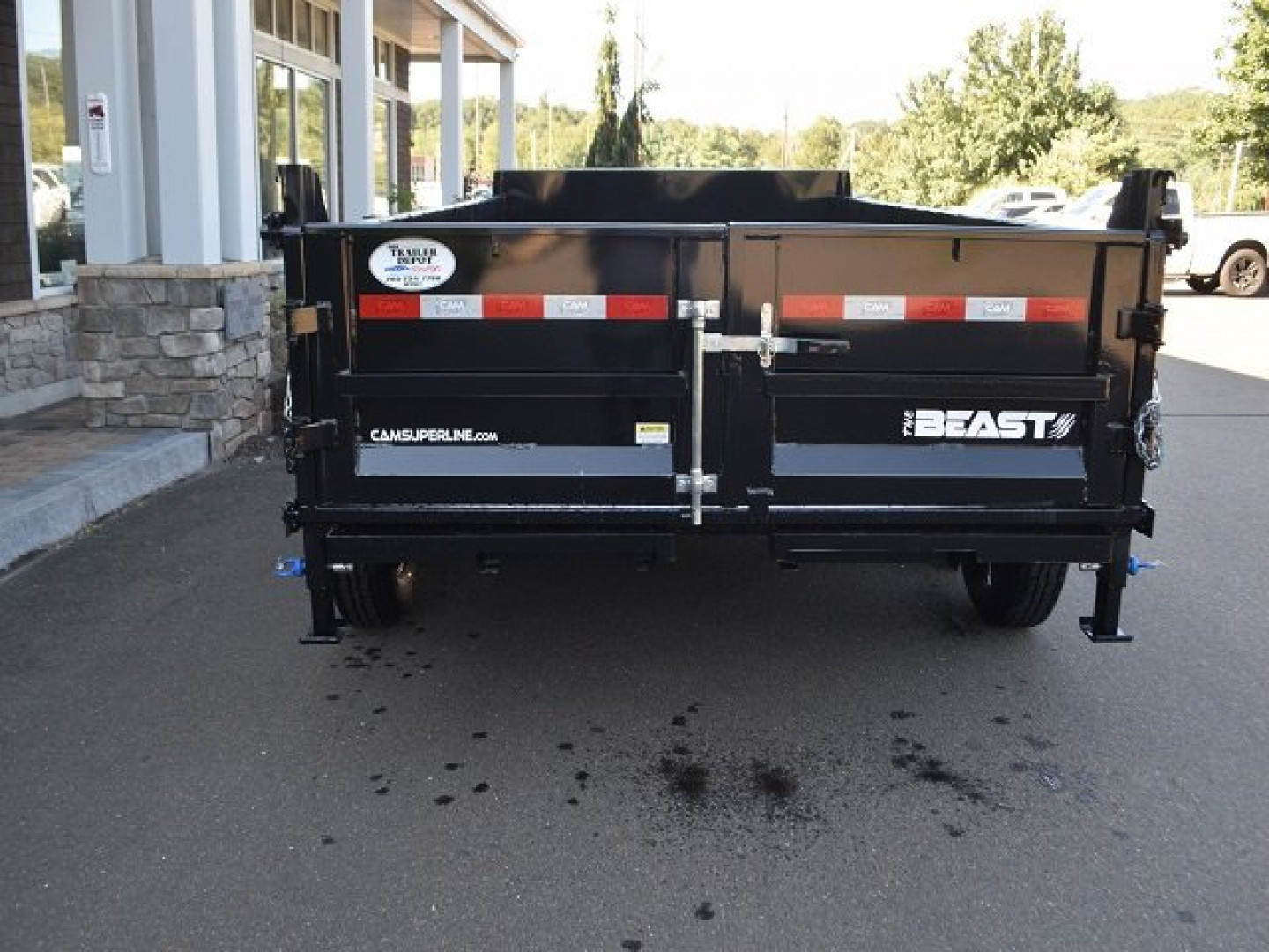 New CAM Superline 6’9″ X 14′ LOW PROFILE BEAST DUMP TRAILER 15.4K