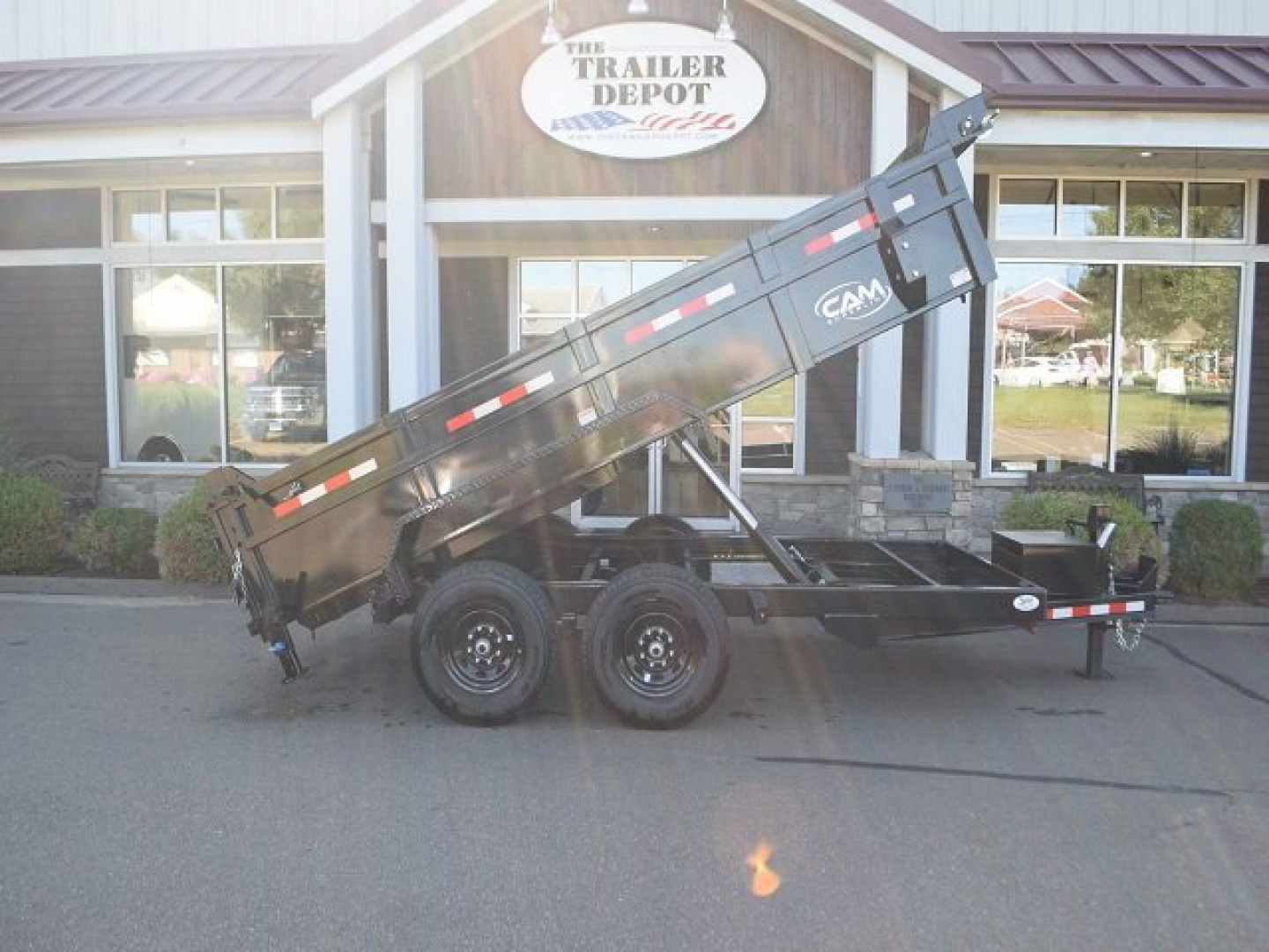 New CAM Superline 6’9″ X 14′ LOW PROFILE BEAST DUMP TRAILER 15.4K