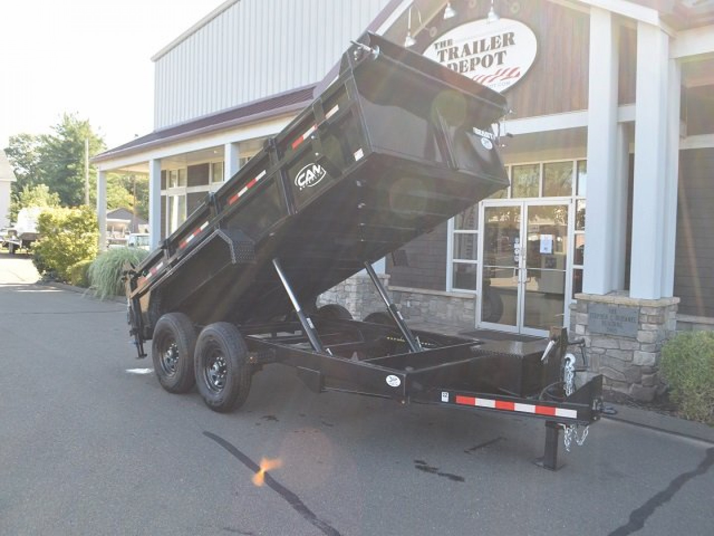 New CAM Superline 6’9″ X 14′ LOW PROFILE BEAST DUMP TRAILER 15.4K