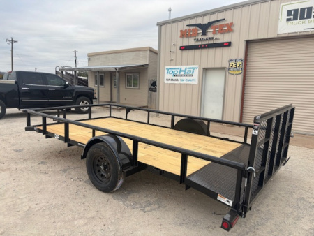 New 2026 Top Hat 14'x83" DSP Utility Trailer