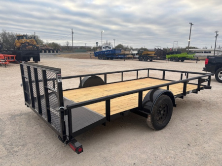 New 2026 Top Hat 14'x83" DSP Utility Trailer