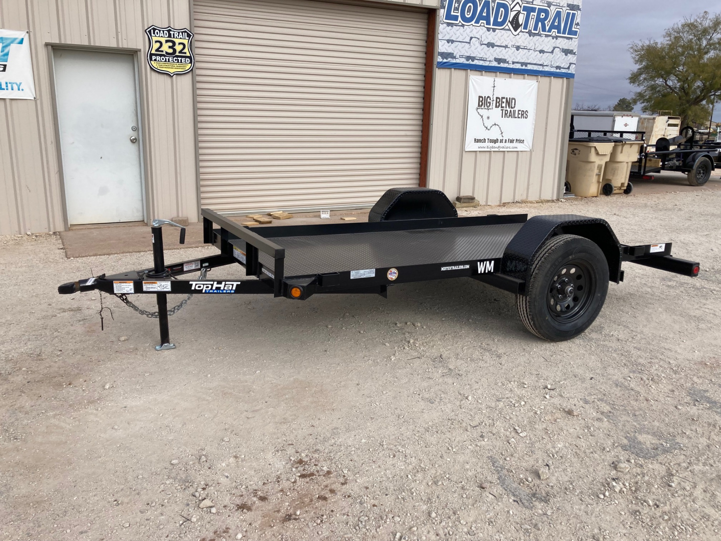New 2026 Top Hat 10'x60" WM Utility Trailer
