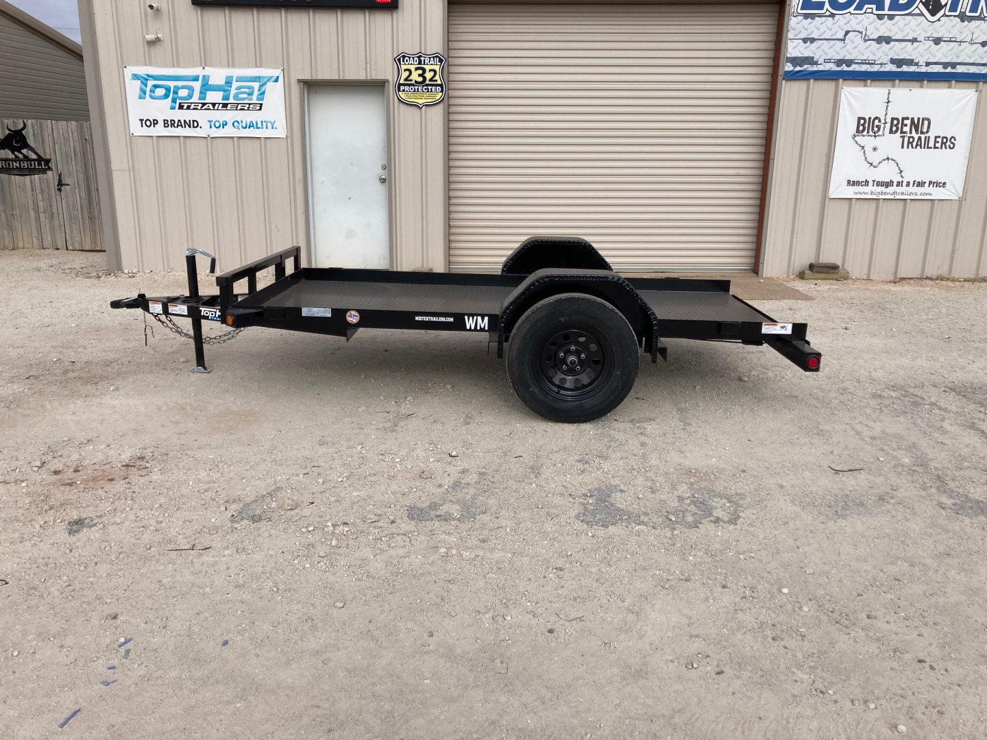 New 2026 Top Hat 10'x60" WM Utility Trailer