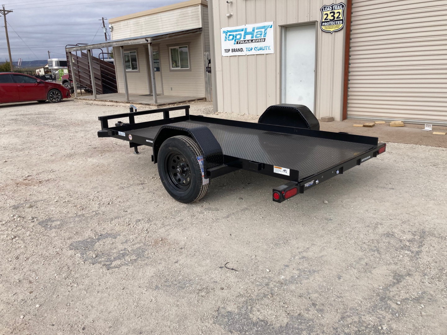 New 2026 Top Hat 10'x60" WM Utility Trailer