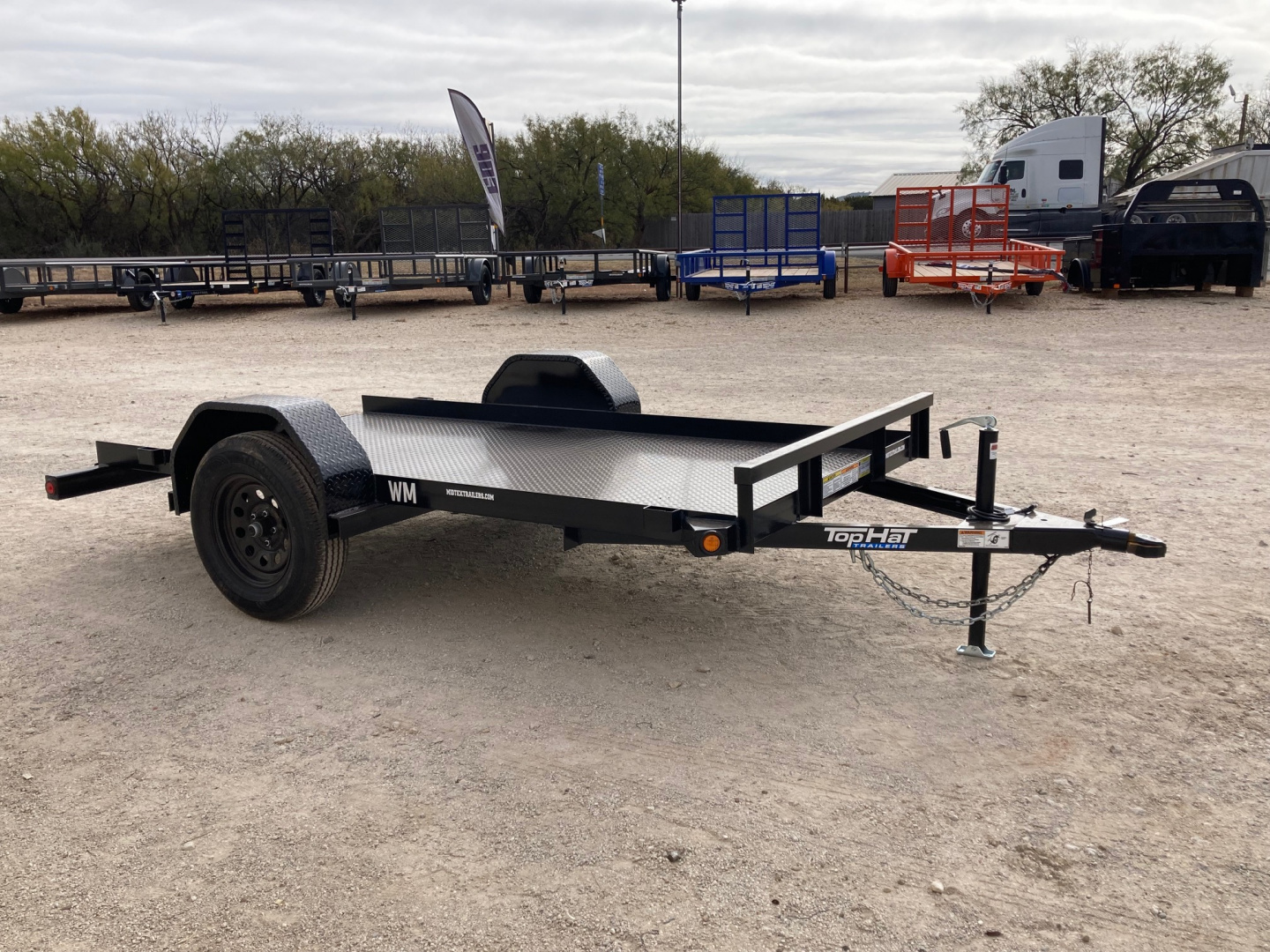 New 2026 Top Hat 10'x60" WM Utility Trailer