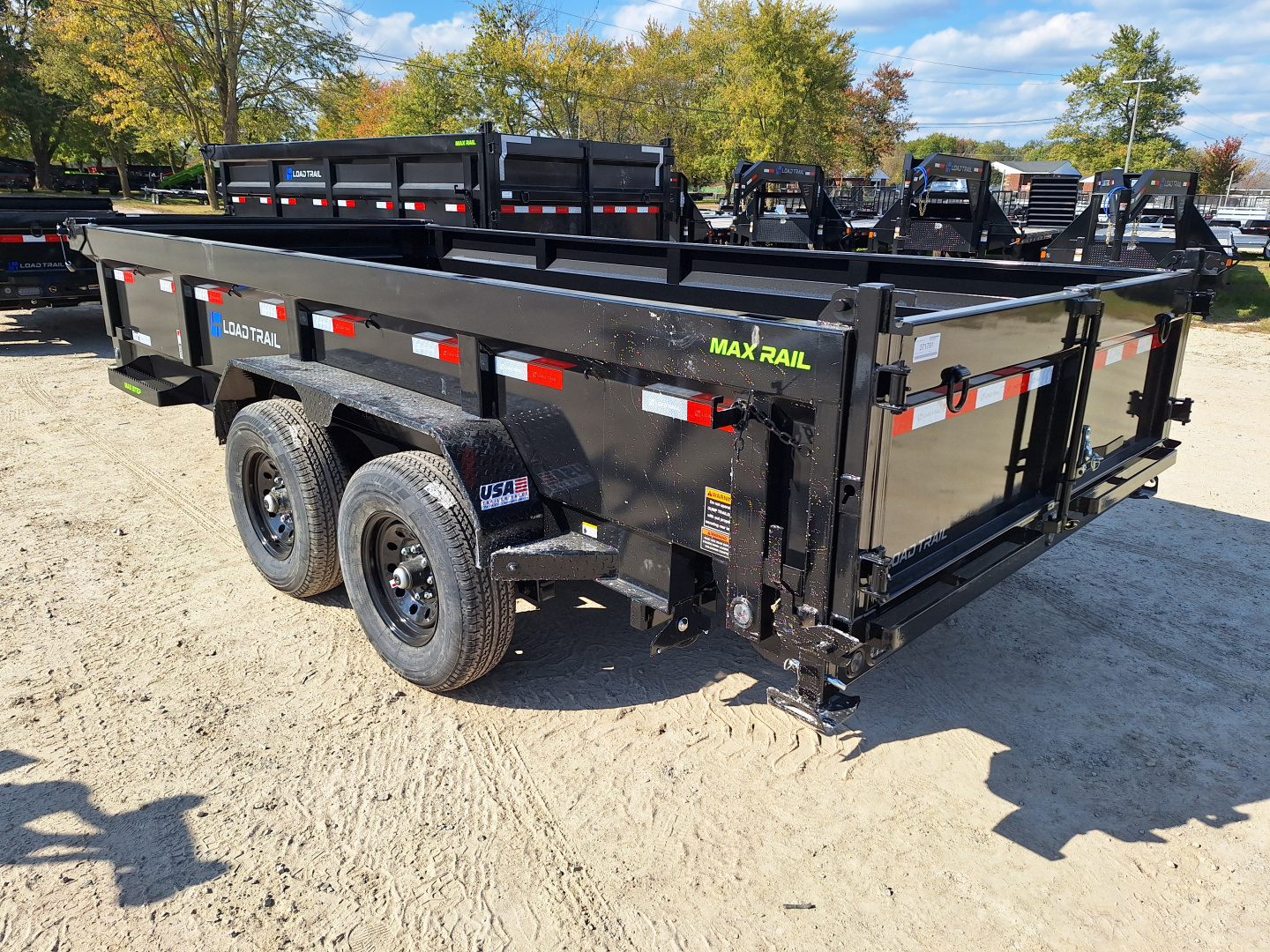 New 2026 Load Trail 83x16 14K 2' SIDES Dump Trailer