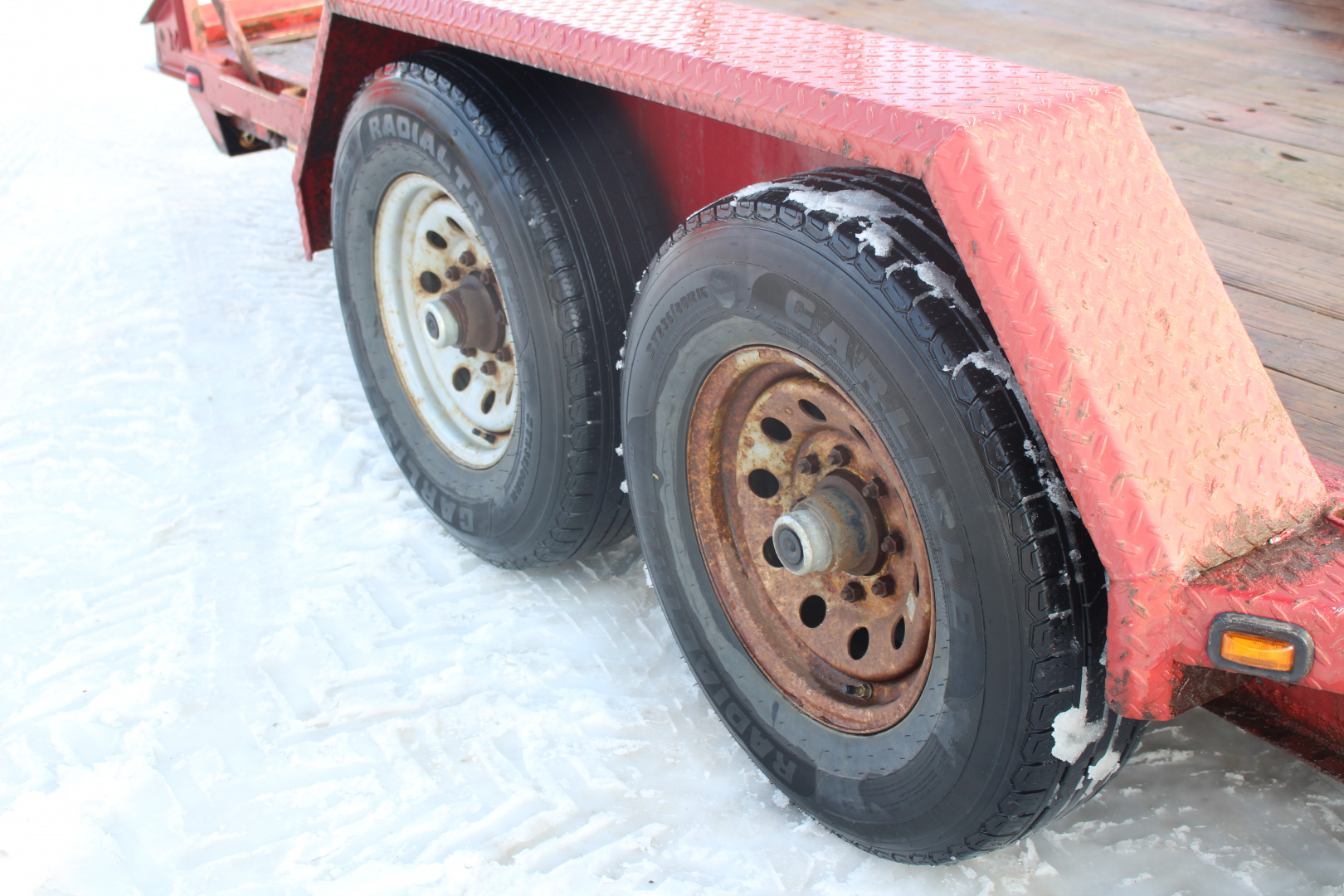 Used 2013 Moritz International ULBH 82" x 18' - 14000# GVW Equipment Trailer