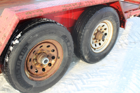 Used 2013 Moritz International ULBH 82" x 18' - 14000# GVW Equipment Trailer