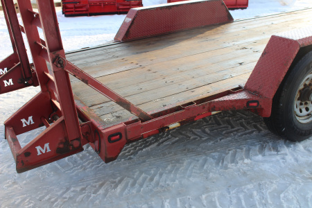 Used 2013 Moritz International ULBH 82" x 18' - 14000# GVW Equipment Trailer