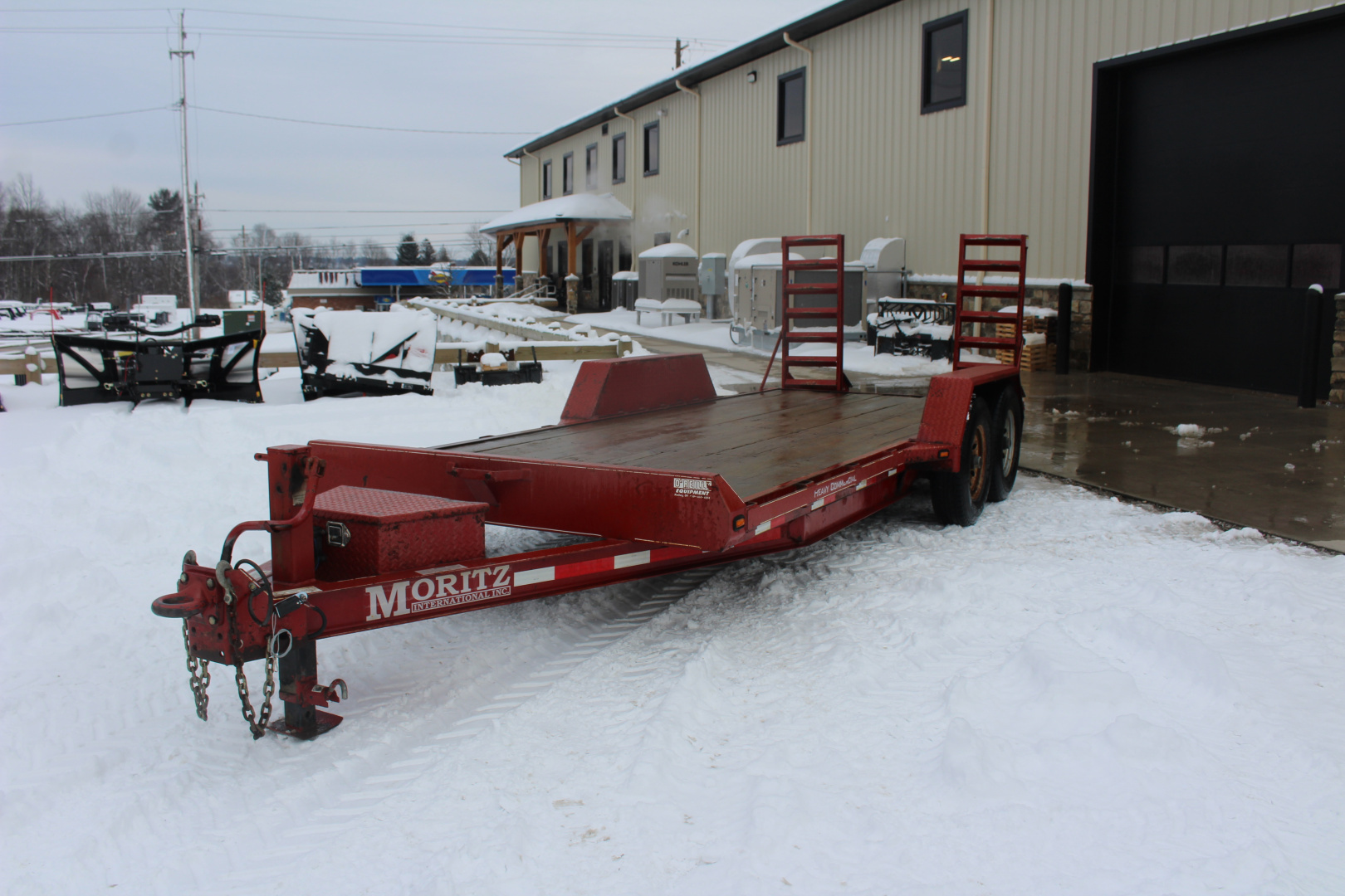 Used 2014 Moritz International ULBH 82" x 18' - 14000# GVW Equipment Trailer
