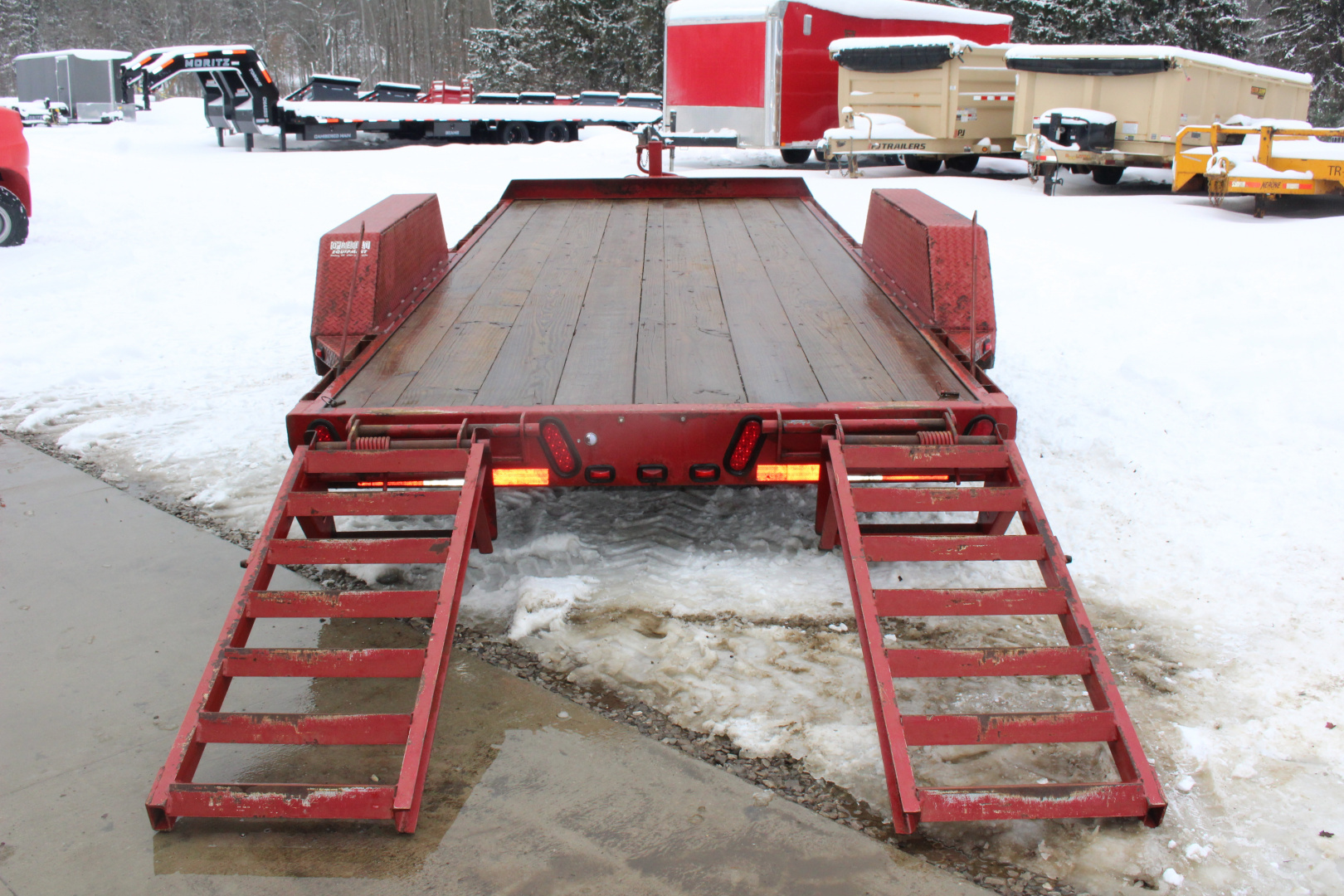 Used 2014 Moritz International ULBH 82" x 18' - 14000# GVW Equipment Trailer