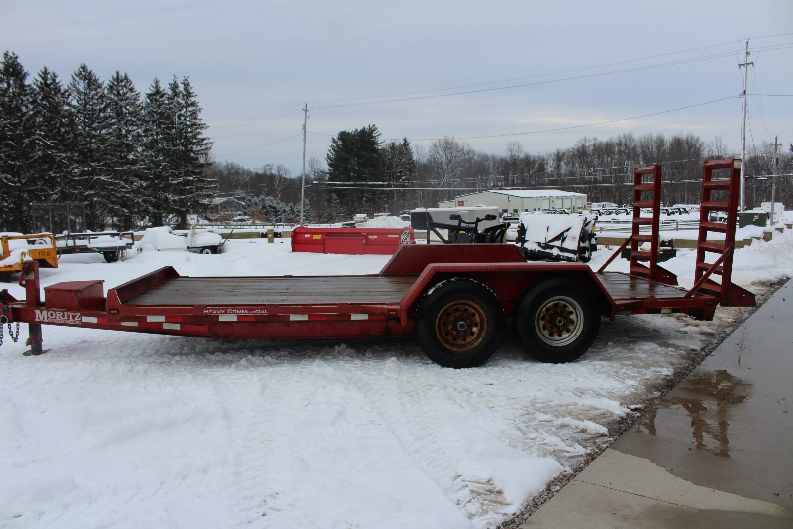 Used 2014 Moritz International ULBH 82" x 18' - 14000# GVW Equipment Trailer