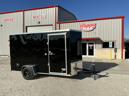 New 2026 Compass 6'x12' Enclosed Cargo Trailer - Indigo DLX