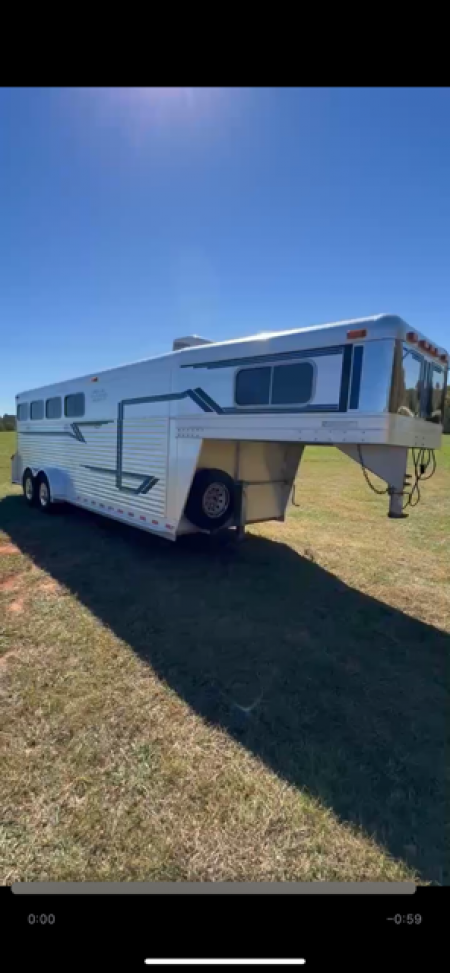 Used 1997 4-Star Trailers 4star 4 horse Horse Trailer