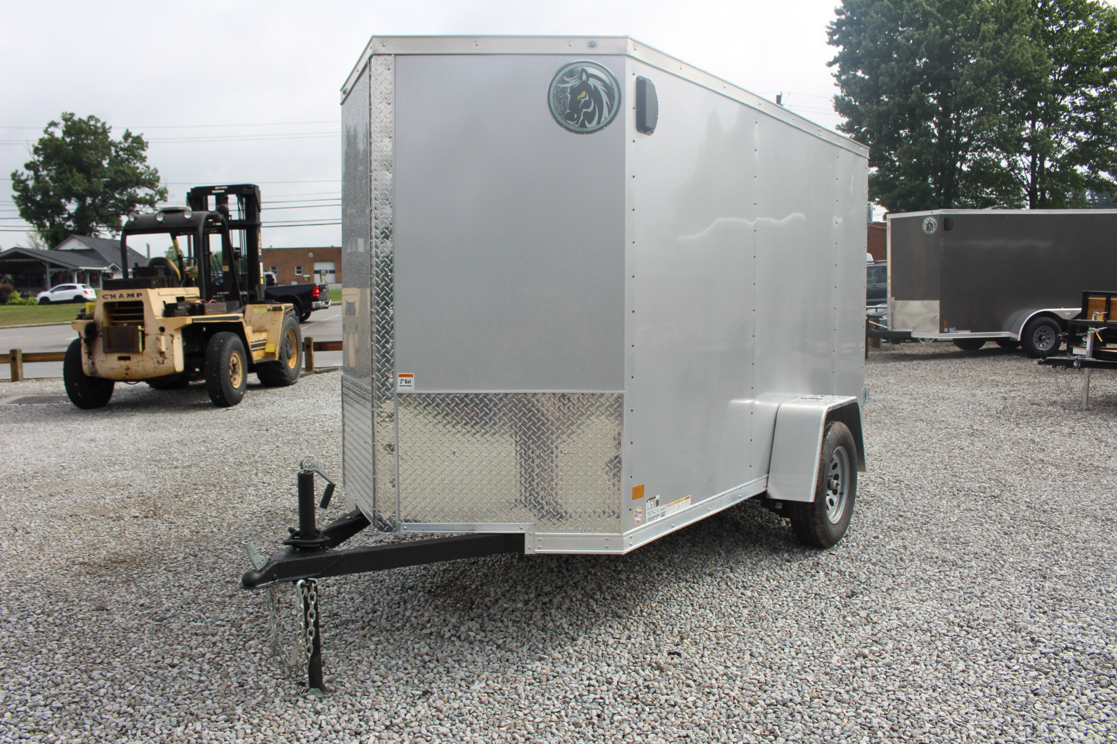 New 2026 Darkhorse Cargo DHW 5' x 10' Enclosed Trailer - Double Rear - 6' Interior Height - 2990# GVW