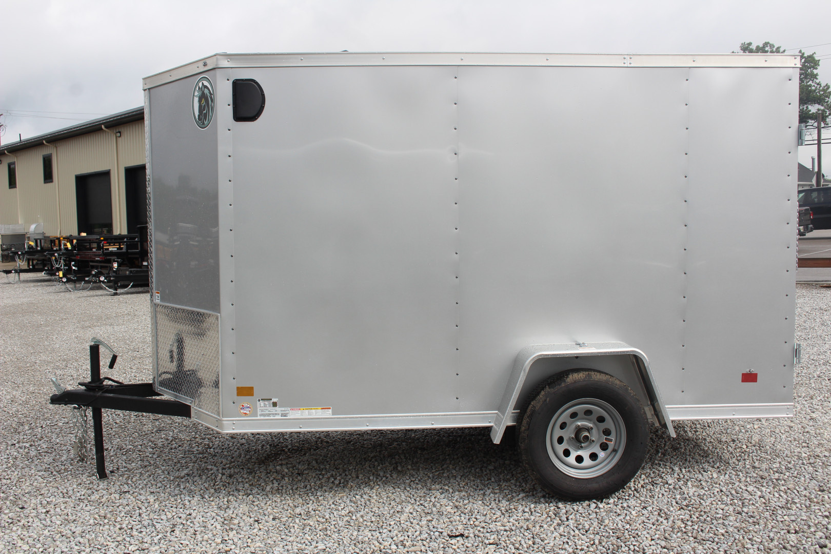 New 2026 Darkhorse Cargo DHW 5' x 10' Enclosed Trailer - Double Rear - 6' Interior Height - 2990# GVW