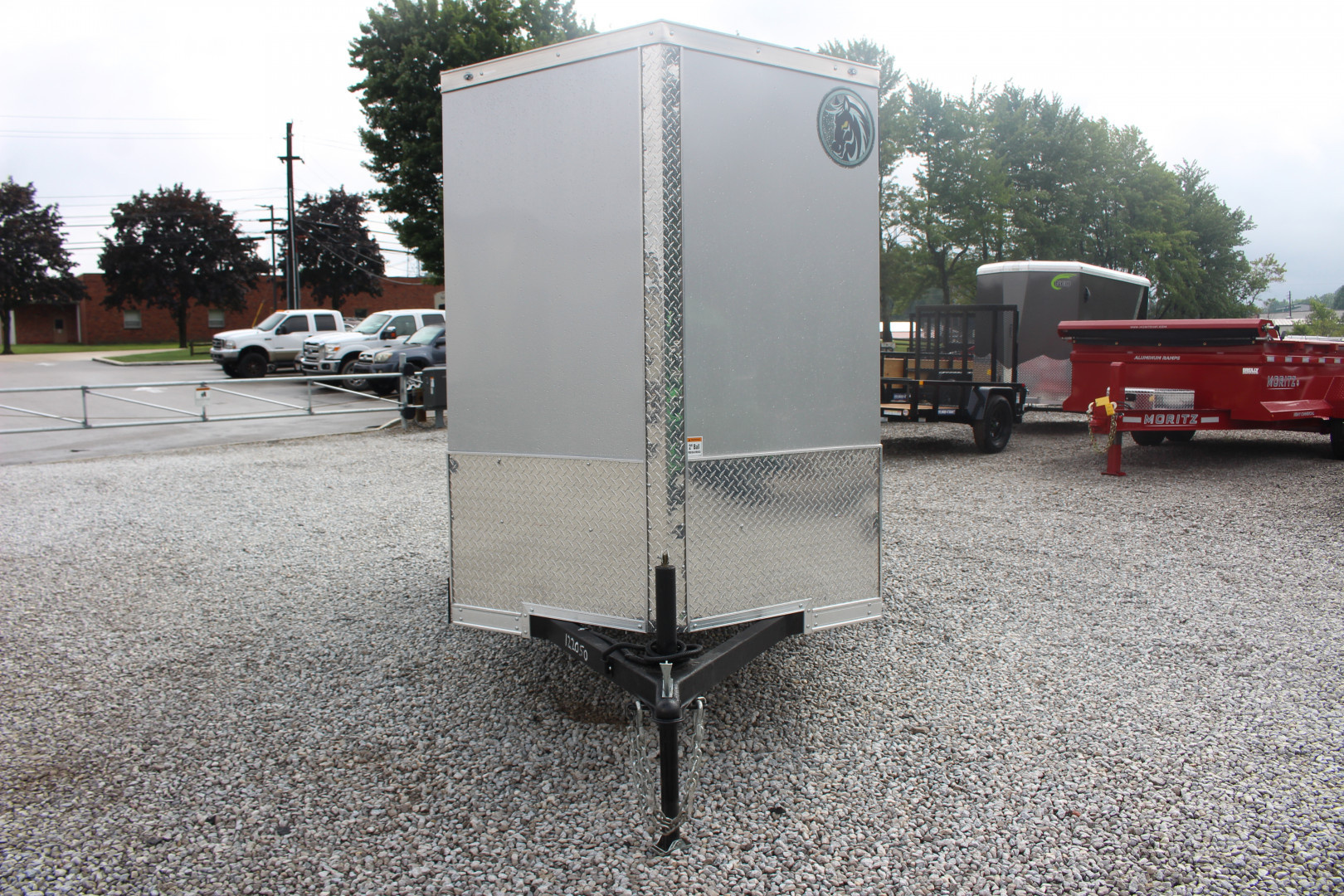 New 2026 Darkhorse Cargo DHW 5' x 10' Enclosed Trailer - Double Rear - 6' Interior Height - 2990# GVW