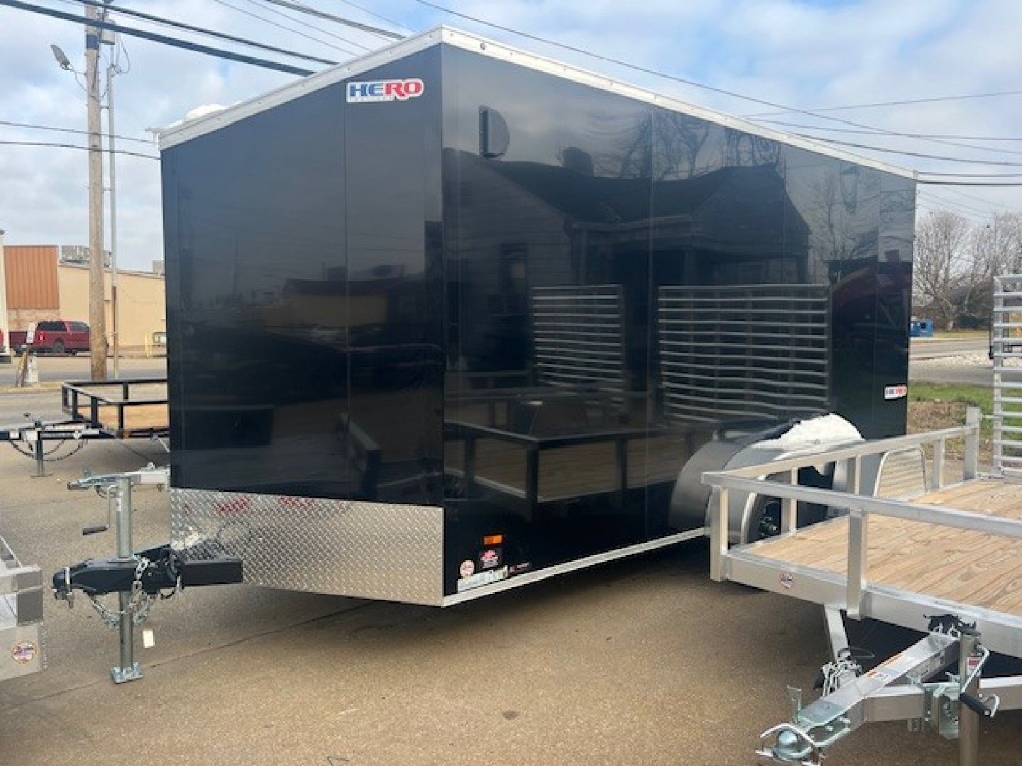 New 2026 Bravo Trailers 7x14 7K Hero w/ PolyCore