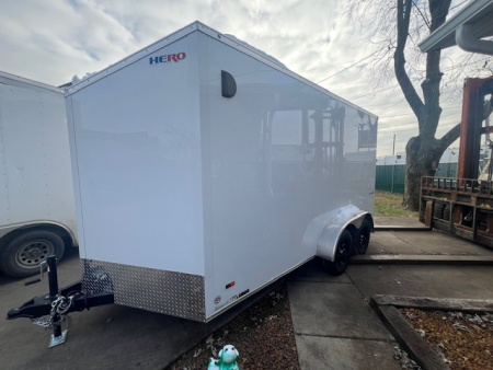 New 2026 Bravo Trailers 7x16 7K Hero 7' Tall PolyCore Sides