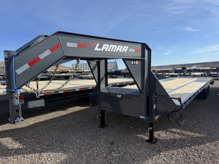 New 2026 Lamar 32' Gooseneck Deckover Trailer 24K