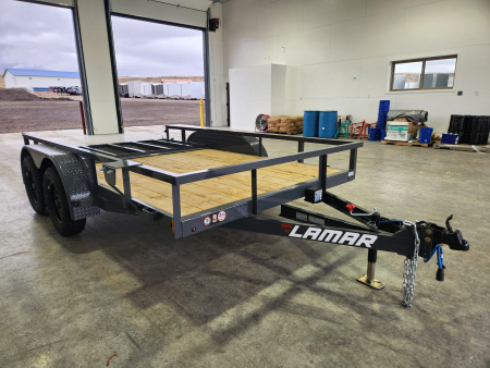 New 2026 Lamar 12' Utility Trailer 7K
