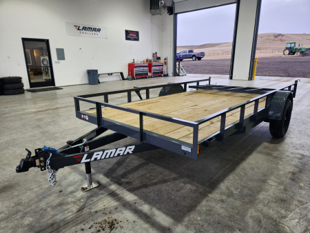 New 2026 Lamar 14' Utility Trailer 3K