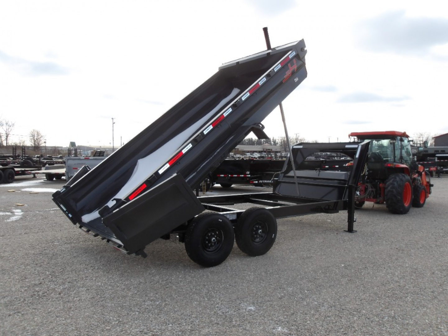 New 2026 Horizon Trailers LLC HZ7 14' x 83" X 2' GN 7K Dump Trailer