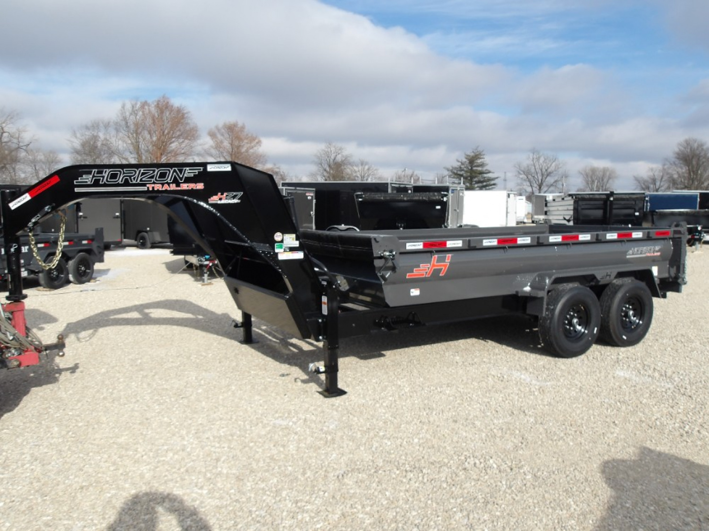 New 2026 Horizon Trailers LLC HZ7 14' x 83" X 2' GN 7K Dump Trailer