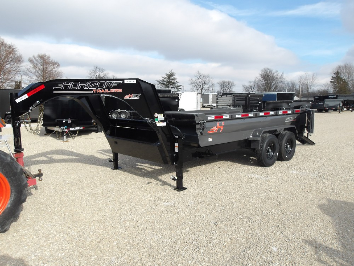 New 2026 Horizon Trailers LLC HZ7 14' x 83" X 2' GN 7K Dump Trailer