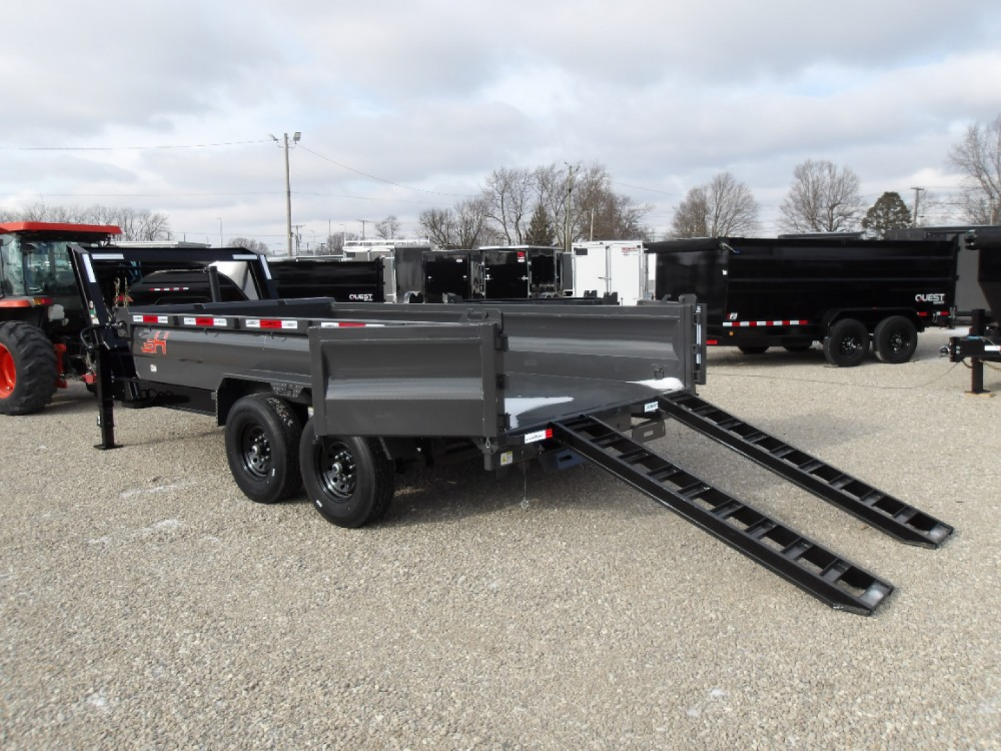 New 2026 Horizon Trailers LLC HZ7 14' x 83" X 2' GN 7K Dump Trailer