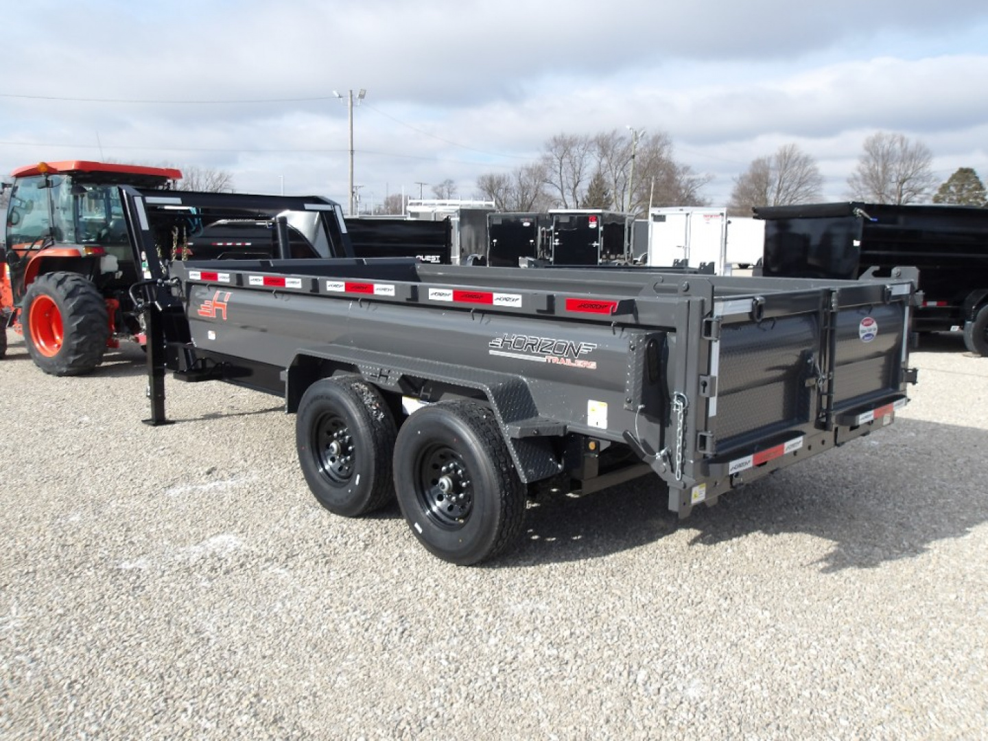 New 2026 Horizon Trailers LLC HZ7 14' x 83" X 2' GN 7K Dump Trailer