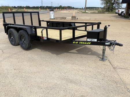 New 2026 B/R Trailers 76x12 Tandem Axle (7K) Utility Trailer