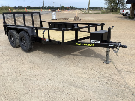 New 2026 B/R Trailers 76x12 Tandem Axle (7K) Utility Trailer