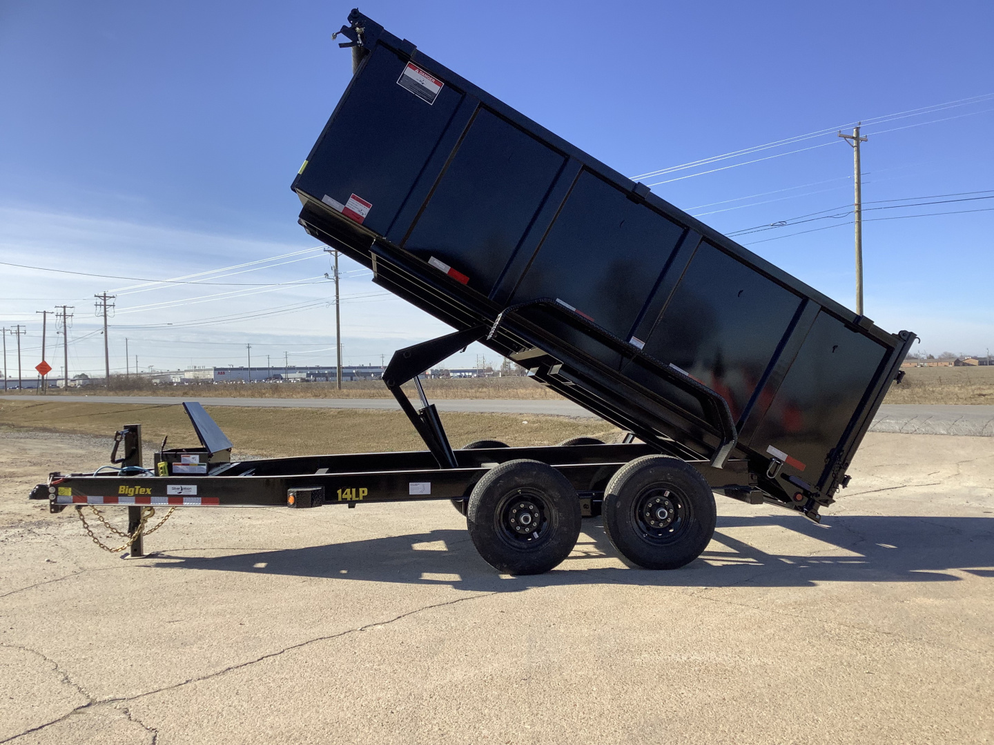 New 2026 Big Tex Trailers 14LP-14 83x14 (14K) Low-Profile Dump Trailer