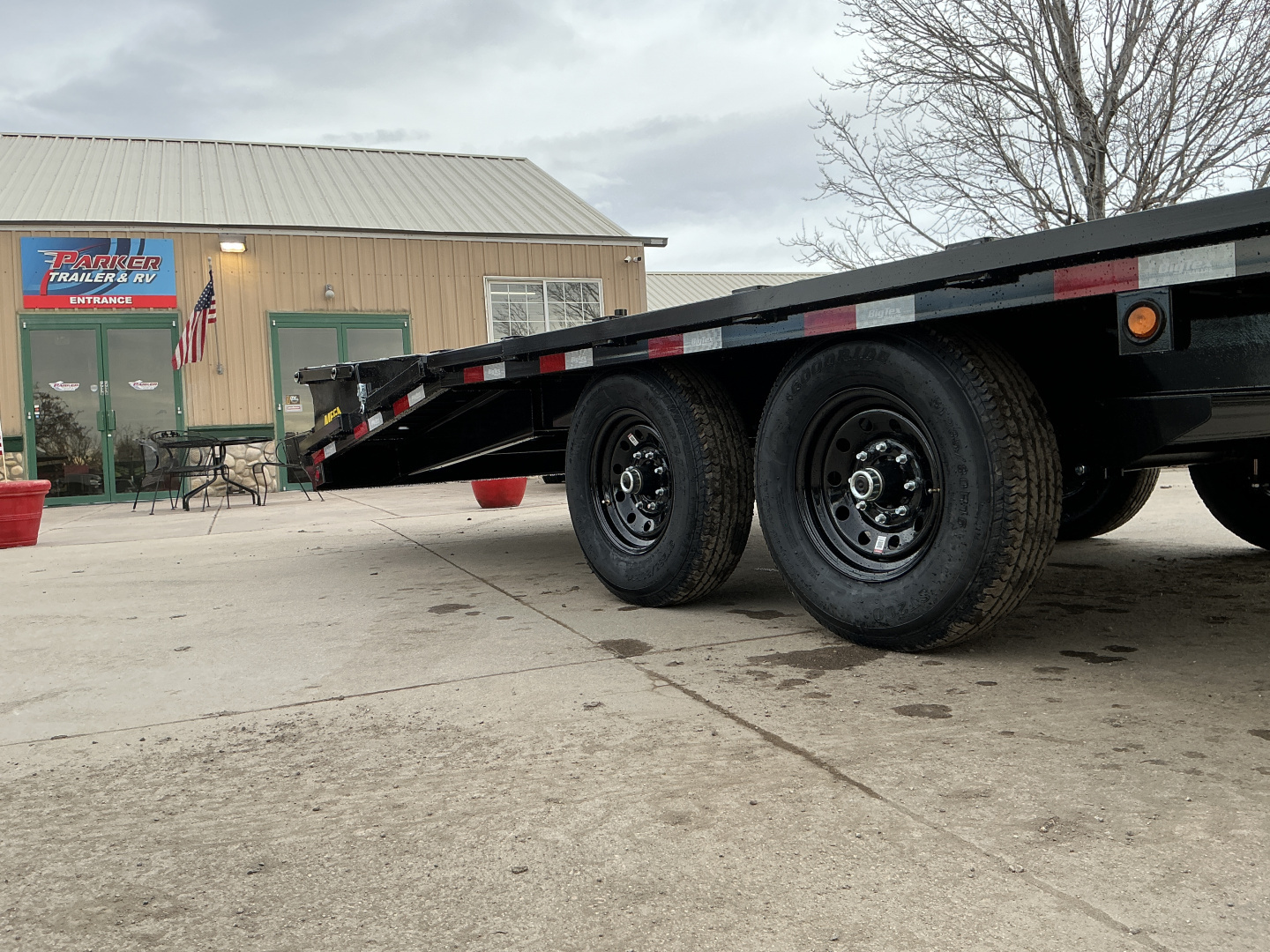 New 2026 Big Tex Trailers 14GN-30D5A-MRBK Flatbed Trailer