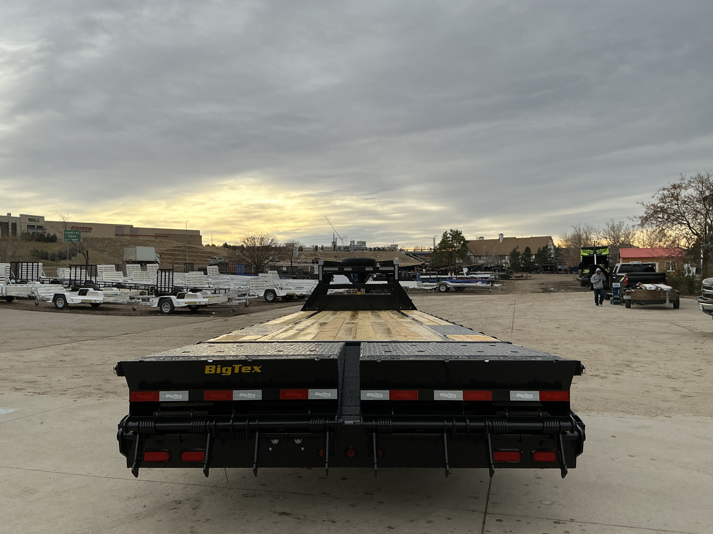 New 2026 Big Tex Trailers 14GN-30D5A-MRBK Flatbed Trailer