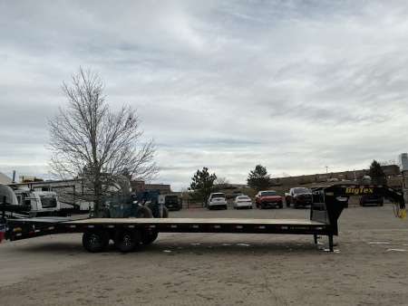 New 2026 Big Tex Trailers 14GN-30D5A-MRBK Flatbed Trailer