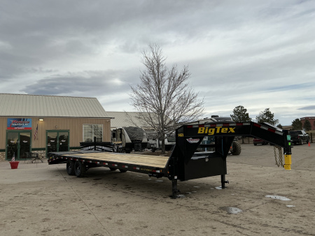 New 2026 Big Tex Trailers 14GN-30D5A-MRBK Flatbed Trailer