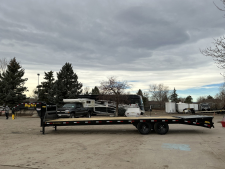 New 2026 Big Tex Trailers 14GN-30D5A-MRBK Flatbed Trailer
