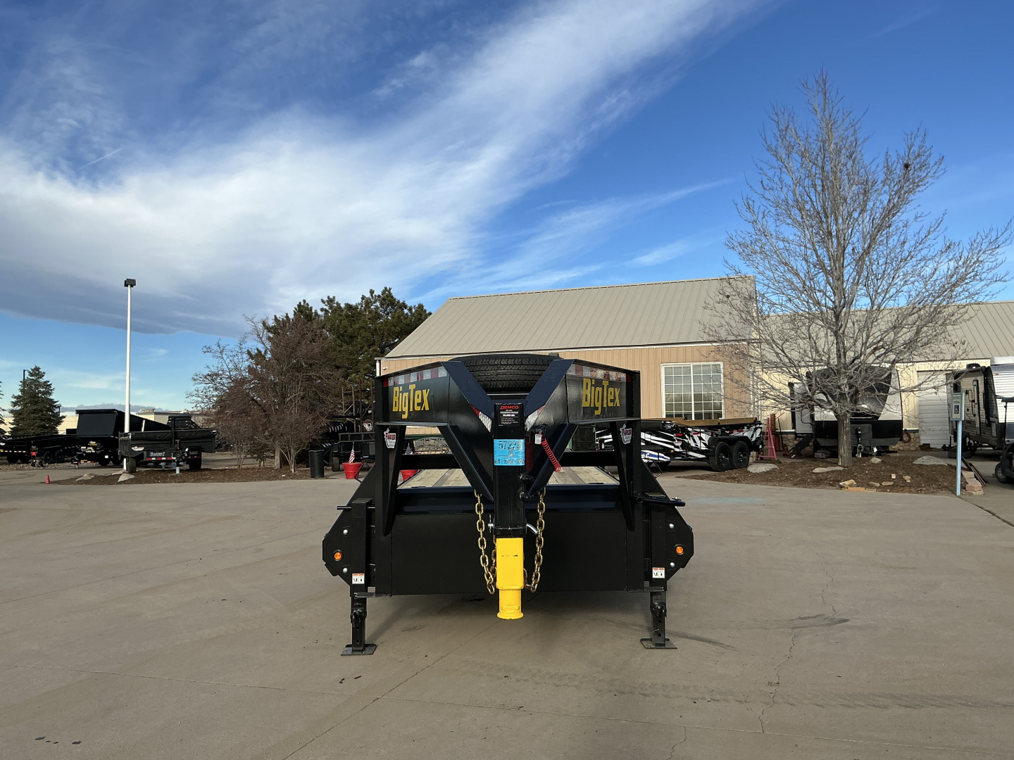 New 2026 Big Tex Trailers 14GN-35D5A-MRBK Flatbed Trailer