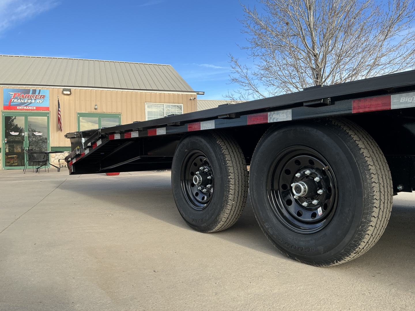 New 2026 Big Tex Trailers 14GN-35D5A-MRBK Flatbed Trailer