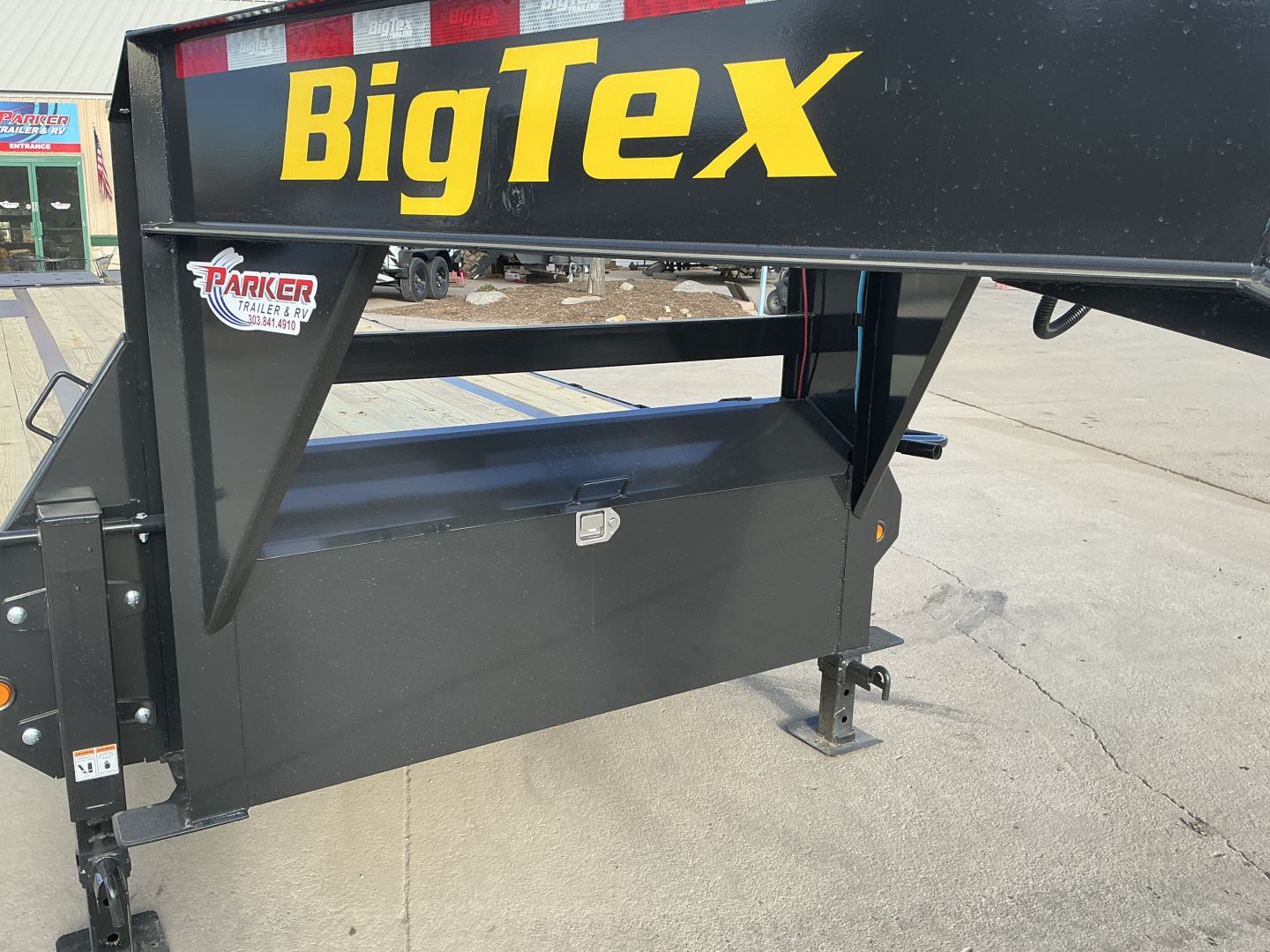 New 2026 Big Tex Trailers 14GN-35D5A-MRBK Flatbed Trailer