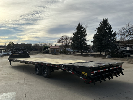 New 2026 Big Tex Trailers 14GN-35D5A-MRBK Flatbed Trailer